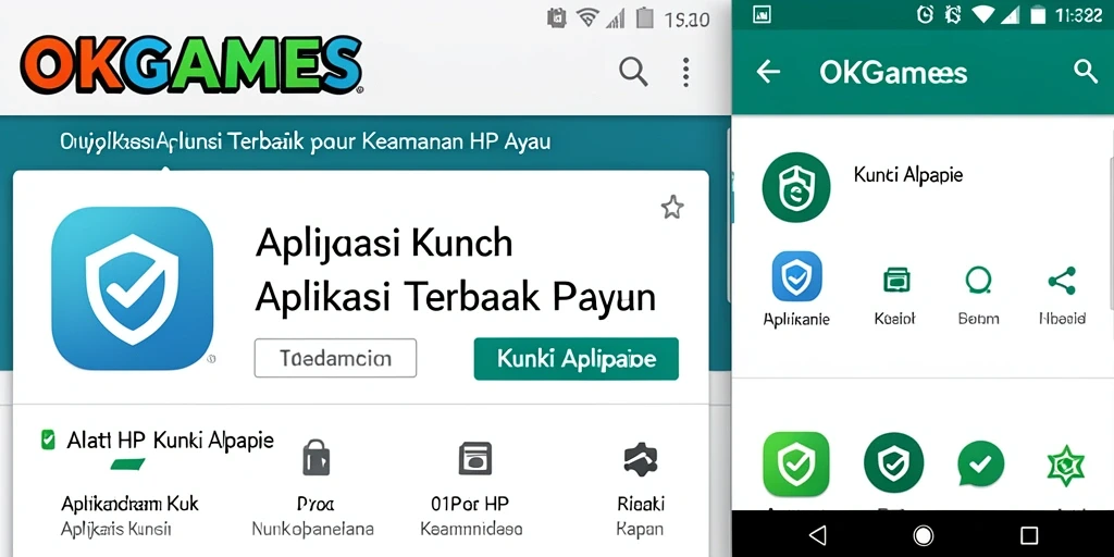 Antarmuka aplikasi Kunci Aplikasi yang intuitif dan mudah digunakan.