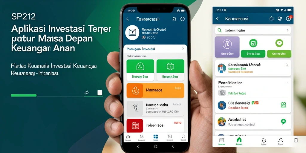 Antarmuka pengguna SP212 yang inovatif dan mudah dipahami.