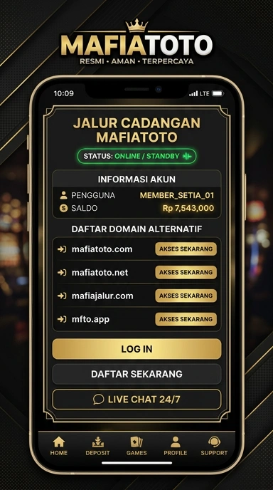 Tampilan link alternatif mafiatoto